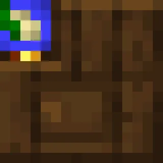 🗾 стол, пиксель арт, видеоигра, Minecraft telegram sticker