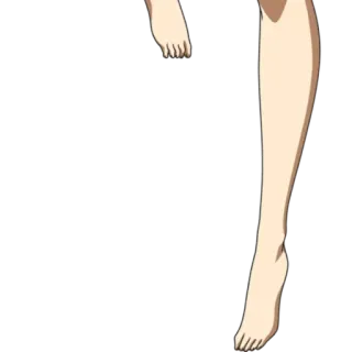 👙 anime, leg, foot whatsapp sticker