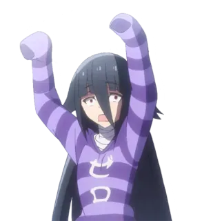 😱 ゼロ Аниме, Манга, Персонаж, Ноль, Японский telegram sticker