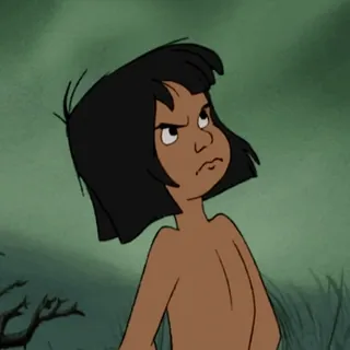 😠 Mowgli The Jungle Book whatsapp sticker