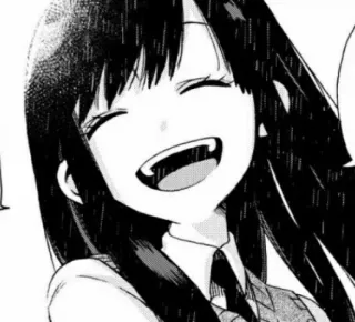 😆 Anime, Chica, Sonrisa, Manga, Feliz whatsapp sticker