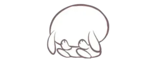✨ macchia bianca, cartone animato, carino, kawaii telegram sticker