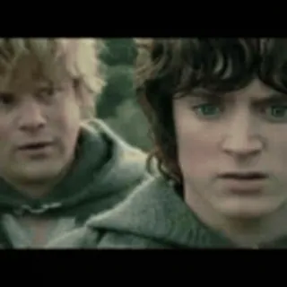 😡 Frodo Baggins Lord of the Rings film, hobbit, genootschap, midden aarde, fantasy telegram sticker