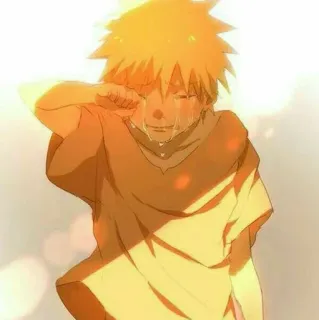 Naruto Uzumaki (SAD) - @animestickersid whatsapp stickers