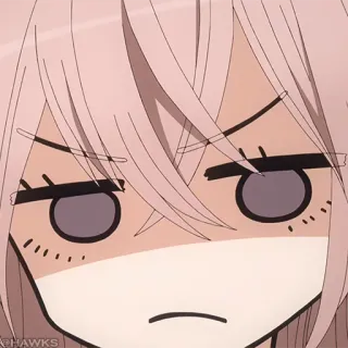 🎀 Anime, Marah, Frustrasi, Ekspresi wajah, Kartun telegram sticker