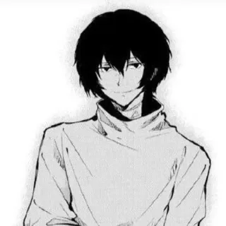 🌟 Osamu Dazai Bungou Stray Dogs Anime, Manga, Dazai, Bungou Stray Dogs, Postać, Osamu Dazai telegram sticker
