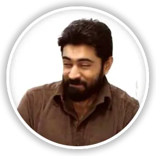 ☺️ man, portrait, smiling, beard, person, face telegram sticker