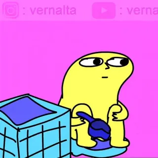 ✨ vernalta cartoon, character, funny, illustration, meme whatsapp sticker