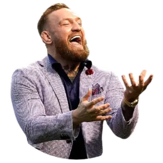 🤣 Conor McGregor 康纳·麦格雷戈, mma, 格斗选手, 体育, 名人, 武术 telegram sticker