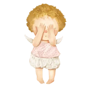 🤦‍♂️ ангел, милый, крылья, детский, невинный, платье whatsapp sticker