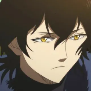 🥑 Yuno Black Clover Anime, Masculino, Magia, Personagem, Yuno telegram sticker