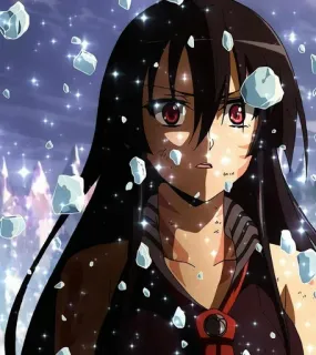 😳 Akame Akame ga Kill! Аниме, Девушка, Акаме, Akame ga Kill telegram sticker