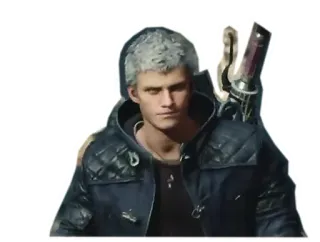 😐 Vergil Devil May Cry teufel, mai, cry, videospiel, vergil, schwert telegram sticker