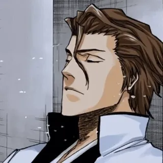 🧬 Aizen Sosuke Bleach 애니메이션, 만화, 아이젠, 소스케 telegram sticker