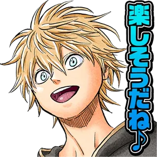 BLACK CLOVER J50th :: @line_stickers telegram stickers