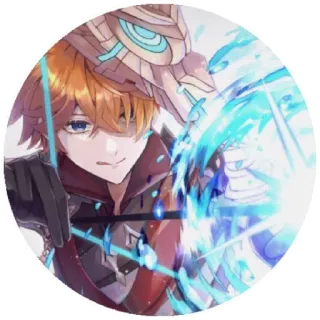 😁 Tartaglia Genshin Impact anime, game, character, tartaglia, genshin impact, arrow, bow telegram sticker