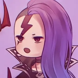 🦄 anime, cartoon, demon, character, villain, fantasy telegram sticker
