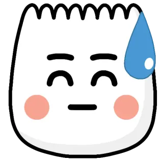 😅 Emoji, nervös, Schweiß, ängstlich whatsapp sticker