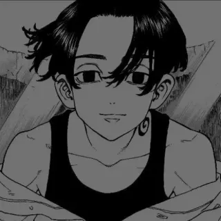 ✖️ Mikey Tokyo Revengers anime, manga, Tokyo Revengers, Mikey, character, illustration whatsapp sticker