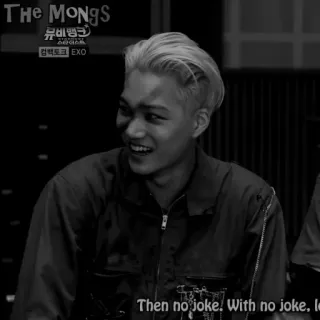 🗝 THE MONGS
뮤비뱅크
컴백토크 EXO
Then no joke. With no joke, l telegram sticker