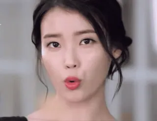 😉 IU K-Pop, cantor, celebridade, atriz, mulher, IU whatsapp sticker
