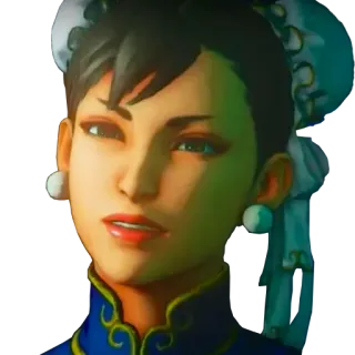 😒 Chun-Li Street Fighter Chun-Li, Street Fighter, Videospiel, Kämpfer, Frau, Charakter telegram sticker