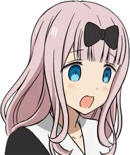 😳 Chika Fujiwara Kaguya-sama: Love Is War Anime, Chika Fujiwara, Kaguya-sama Love is War, Carino, Ragazza whatsapp sticker