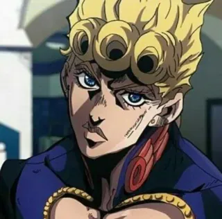 ✨ Giorno Giovanna JoJo's Bizarre Adventure Anime, Manga, Giorno Giovanna, JoJo's Bizarre Adventure, Golden Wind, Personage telegram sticker