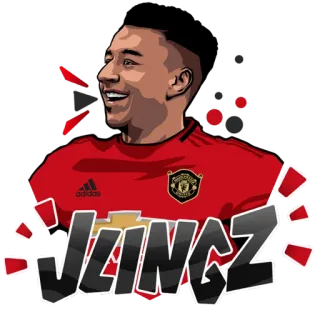 😎 JLINGZ football, football, Manchester United, athlète, sport telegram sticker
