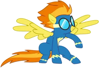 😎 Soarin My Little Pony cartoon, pony, pegasus, My Little Pony, Soarin, animated whatsapp sticker