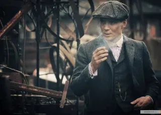 🚬 Thomas Shelby Peaky Blinders peaky blinders, tommy shelby, thomas shelby, cillian murphy, tv show telegram sticker