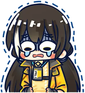 😭 weinen, traurig, verärgert, Anime, Manga whatsapp sticker