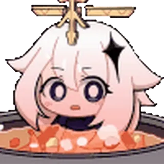 🍜 Paimon Genshin Impact Genshin Impact, Paimon, Anime, Videogame telegram sticker
