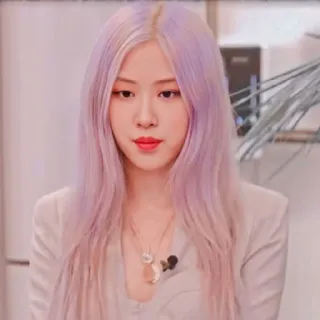😐 Rose kpop, cantora, rose, blackpink, música, idol, celebridade telegram sticker