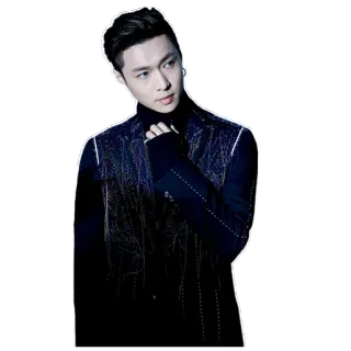 👀 Lay Zhang kpop, idol, cinese, cantante, ballerino telegram sticker