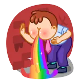 Mr. Rosy Cheeks telegram stickers