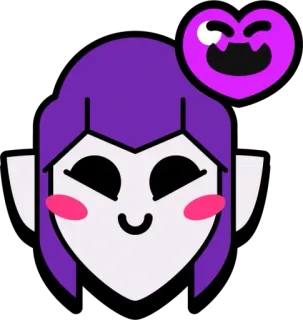 ❤️ Emz Brawl Stars emz, brawl stars, personaggio, videogioco, adesivo, emoji whatsapp sticker