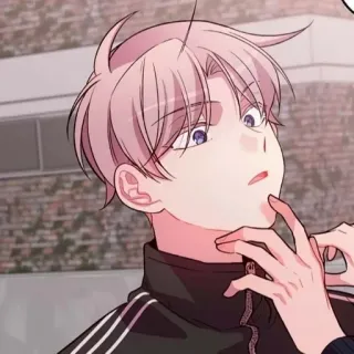 😲 Anime, Kreskówka, Postać, Chłopak, Słodkie, Manga telegram sticker