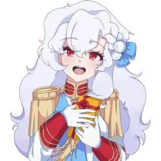 🎁 アニメ, マンガ, キャラクター, ギフト, 制服, かわいい telegram sticker