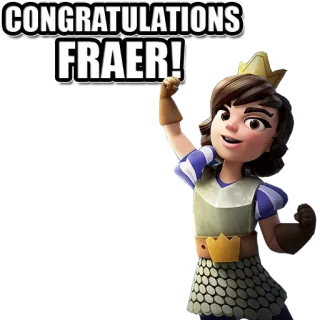 🙋 CONGRATULATIONS FRAER! congratulazioni, fratello, principessa, festa, positivo whatsapp sticker