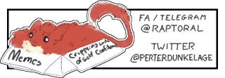 🎯 Memes
Crippling Lack of Self Confidence
FA / TELEGRAM @RAPTORAL
TWITTER @PERTERDUNKELAGE Мем, Юмор, Социальные сети, Текст telegram sticker