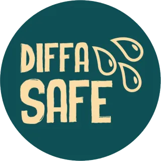 💦 DIFFA SAFE DIFFA, SAFE, water, circle, text, sticker telegram sticker