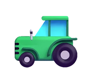 🚜 trattore, veicolo, fattoria, agricoltura, macchinari telegram sticker