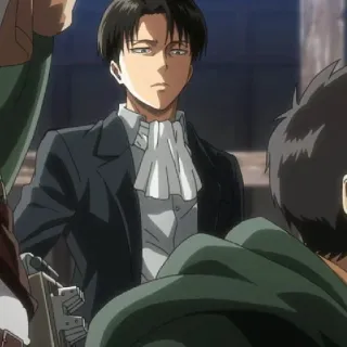 ☁️ Levi Ackerman Attack on Titan anime, attack on titan, levi ackerman, soldier, manga, aot telegram sticker