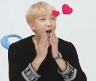 😍 person, love, hearts, excitement, idol telegram sticker