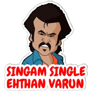 Rajni whatsapp stickers