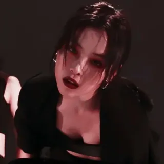 🦩 femme, portrait, mode, maquillage, beauté telegram sticker