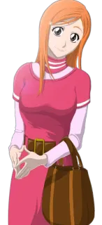 😊 Orihime Inoue Bleach anime, character, woman, Orihime Inoue, Bleach telegram sticker