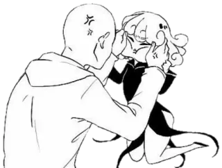 ❤ Tatsumaki One-Punch Man Аниме, Ванпанчмен, Сайтама, Тацумаки, Злой, Раздраженный whatsapp sticker