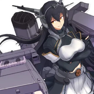 🔫 anime, ship, military, girl, character, navy telegram sticker